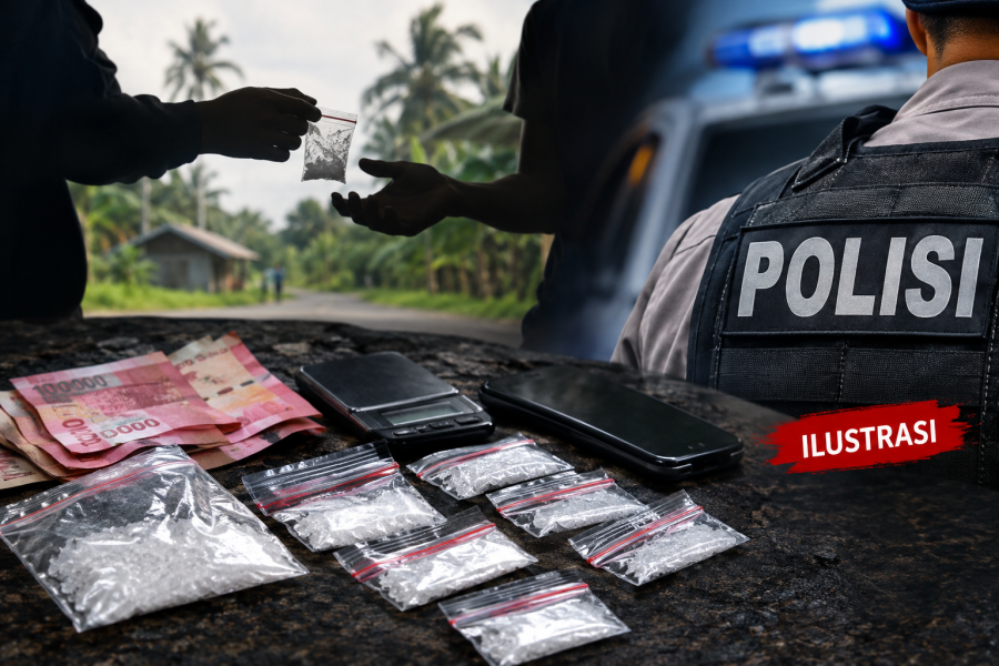Warga Bilah Hilir Resah, Empat Lokasi Diduga Jadi Sarang Transaksi Sabu, Nama ARD alias DC Disebut Sebagai Pengendali