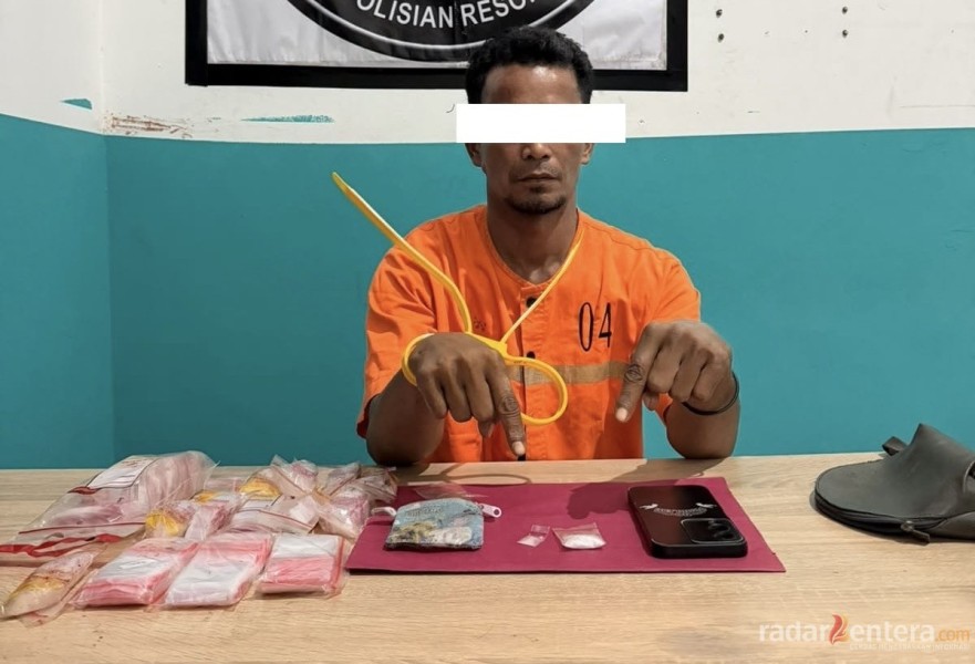 Polres Bengkalis Ungkap Dugaan Peredaran Sabu 3,61 Gram di Talang Muandau