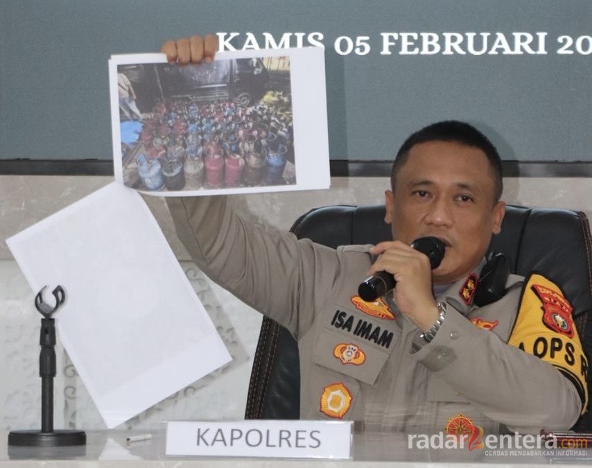 Polres Rohil Ungkap Penyalahgunaan Niaga LPG Bersubsidi, Tiga Pelaku Diamankan