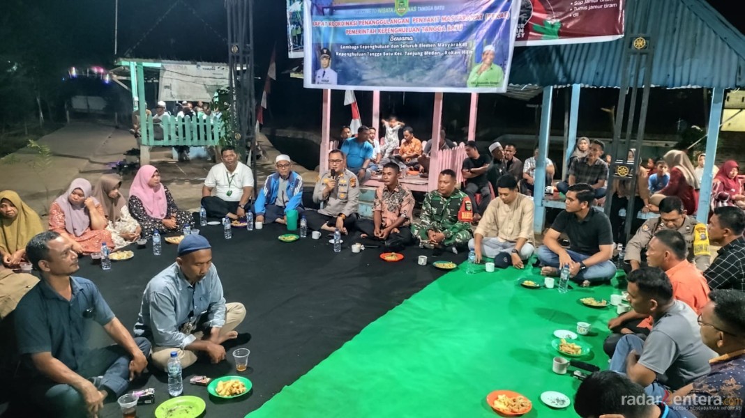 Tidak Sebatas Menangkap Pelaku Narkoba, Polsek Pujud Juga Gelar Rapat Penanggulangan Penyakit Masyarakat