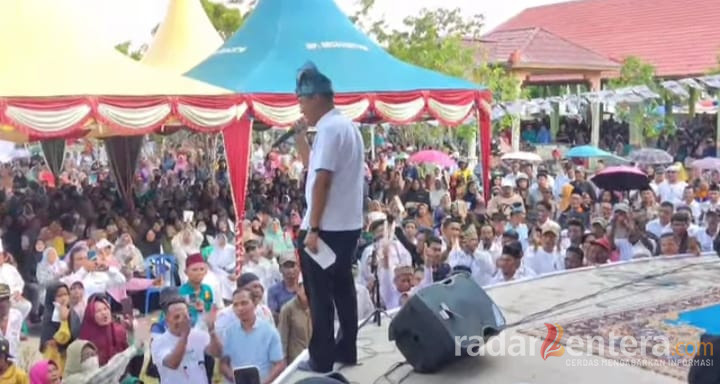 Ribuan Pendukung Paslon BIJAK Tumpah Ruah Hadiri Tabligh Akbar di Bagansiapiapi