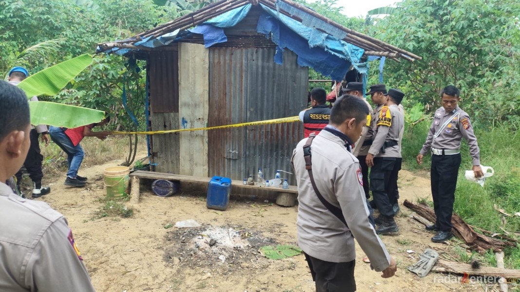 Patroli Besar-besaran di Pujud: Gubuk Diduga Tempat Narkoba Dipasangi Police Line, Dua Pencuri Sawit Diamankan