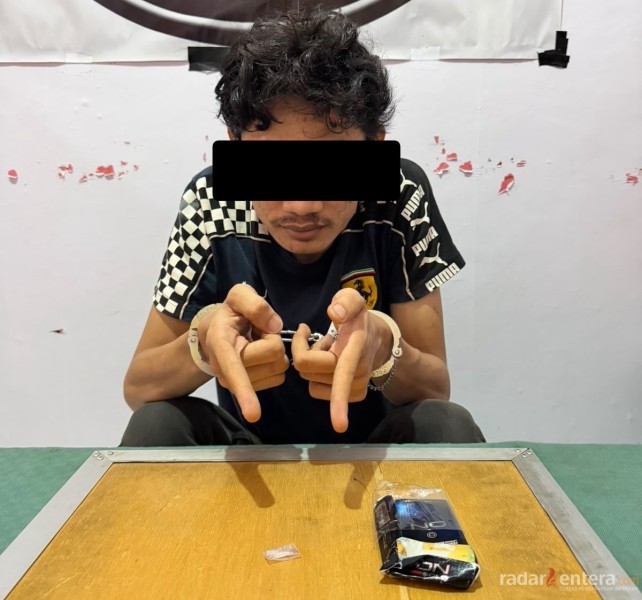 Satresnarkoba Polres Bengkalis Ungkap Dugaan Peredaran Sabu di Mandau, Seorang Pria Diamankan