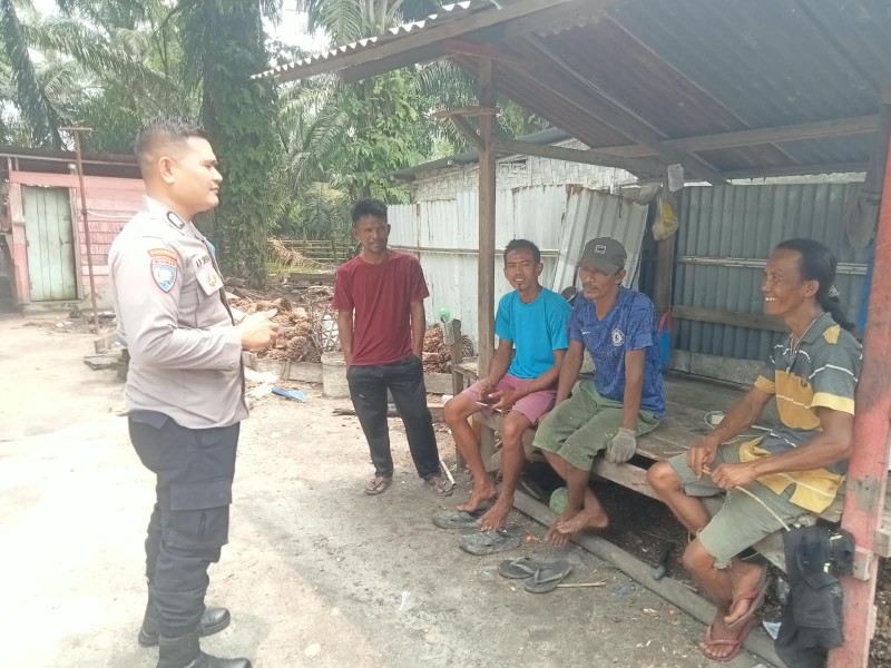 Polsek TPTM Gencarkan Patroli Cegah Karhutla, Warga Diingatkan Waspadai Titik Api