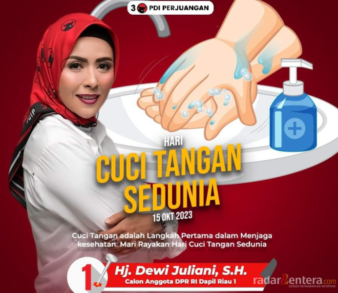 Hj Dewi Juliani : Cuci Tangan Adalah Usaha untuk Mencegah Berbagai Penyakit