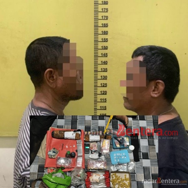 Digerebek Langsung Kapolsek, 47 gram Barang Haram Disita dari Dua Pelaku