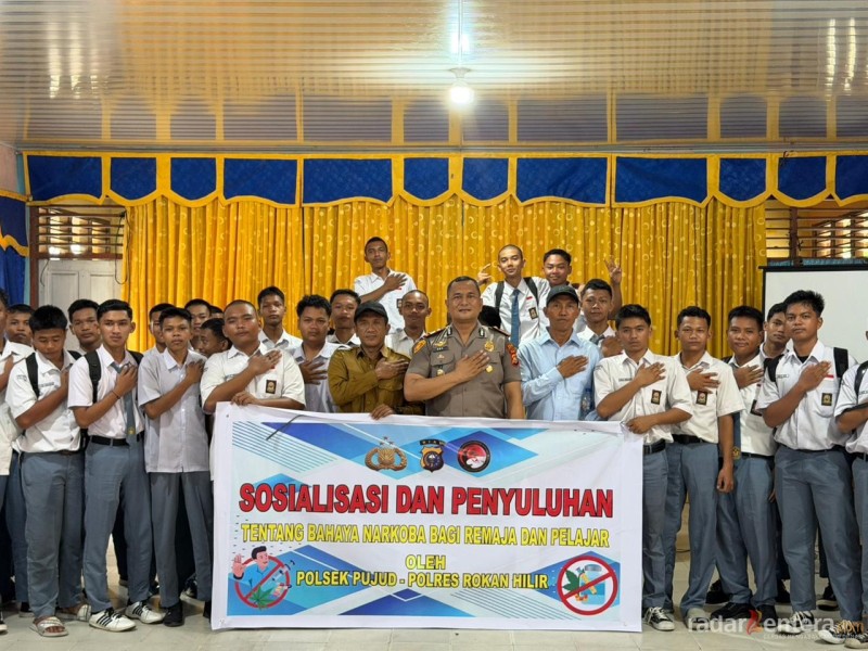Ribuan Pelajar Rohil Diedukasi Bahaya Narkoba, Polisi Bergerak Serentak ke Sekolah