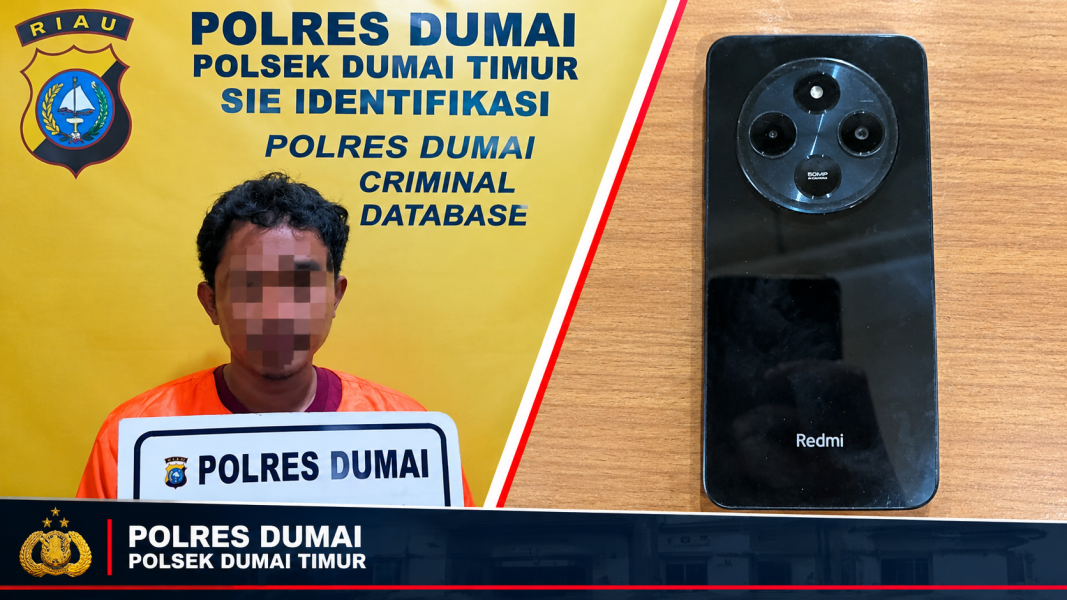 Diduga Tampung HP Hasil Curian, Seorang Pria Diamankan Polsek Dumai Timur