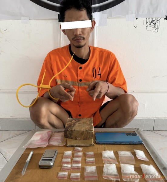 Satresnarkoba Polres Bengkalis Ungkap Dugaan Peredaran Sabu 25,28 Gram di Duri, Seorang Terduga Pengedar Diamankan