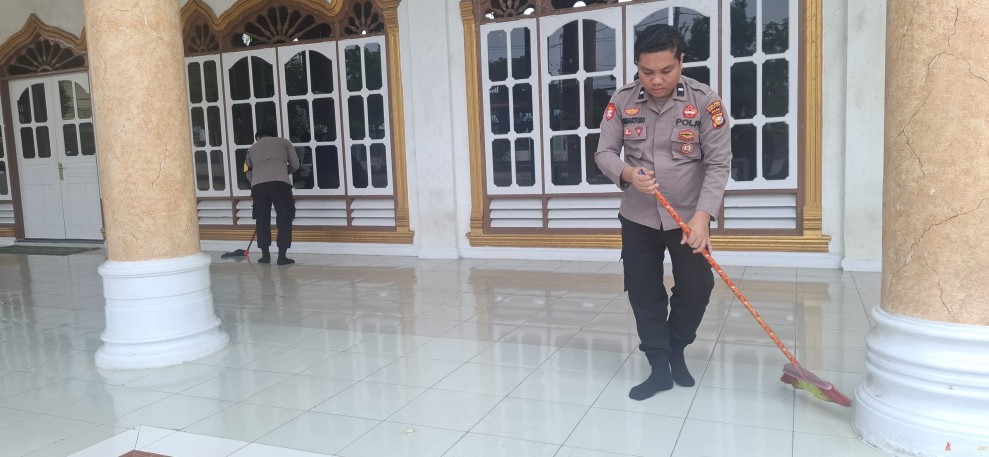 Sambut Hari Bhayangkara ke-80, Polsek Bagan Sinembah Gelar Bakti Religi di Masjid Raya Annur