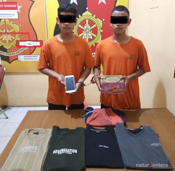 Pria Kembar Pembobol Rumah di Puskesmas Rimba Melintang Dibekuk di Pekanbaru