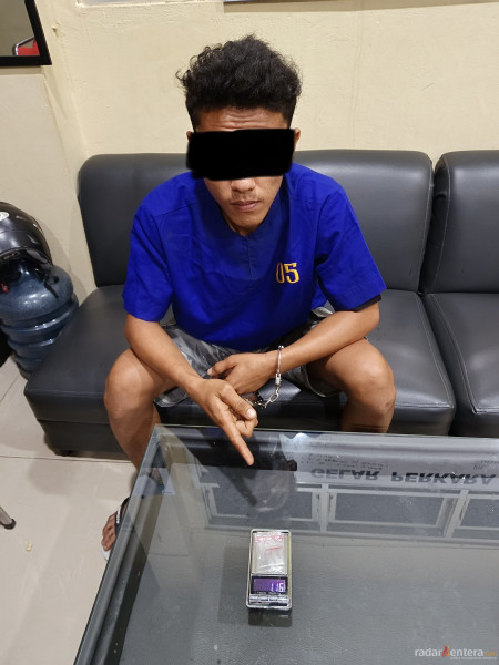 Dicurigai Sering Transaksi Narkoba, Seorang Pria Pengangguran Dicokok Satres Narkoba Polres Dumai