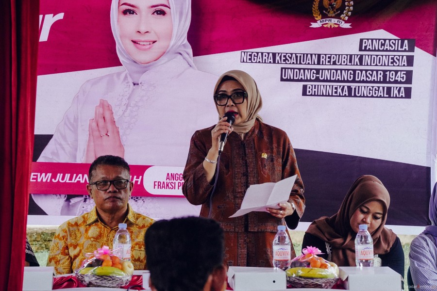 Dewi Juliani Gelar Sosialisasi Empat Pilar di Rumbai, Tekankan Pentingnya Menjaga Kerukunan Masyarakat