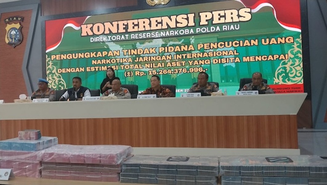 Polda Riau Lenyapkan Aset Bandar Narkoba Senilai Rp15 Miliar