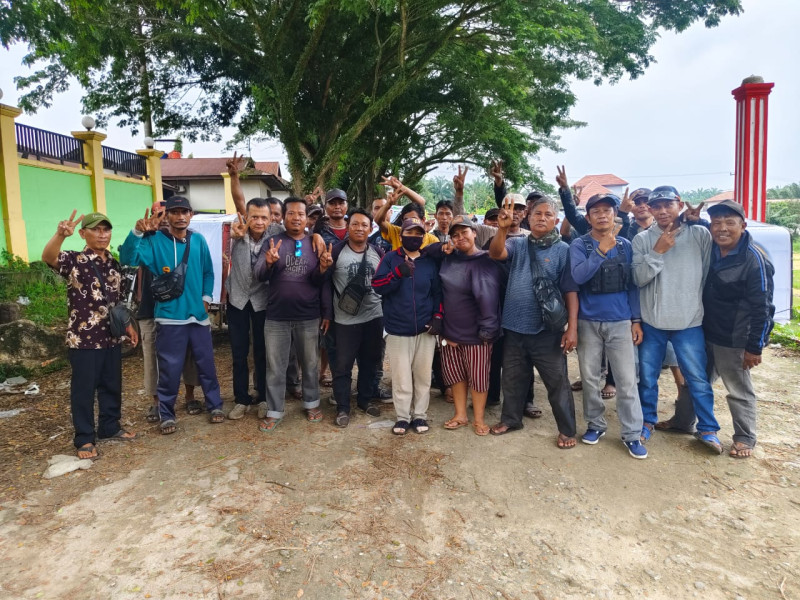 Gelorakan Perubahan, Abang Becak Deklarasi Dukung BIJAK di Pilkada Rohil