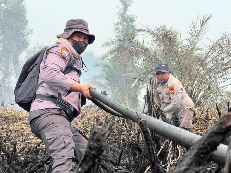 Polda Riau Tangani 45 Perkara Karhutla, 49 Orang Jadi Tersangka