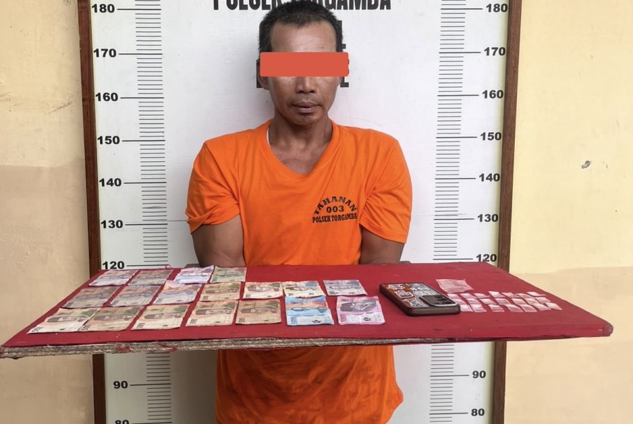 Grebek Lokasi Diduga Sarang Narkoba di Emplasmen, Polsek Torgamba Amankan Pria dengan Sabu 5,07 Gram