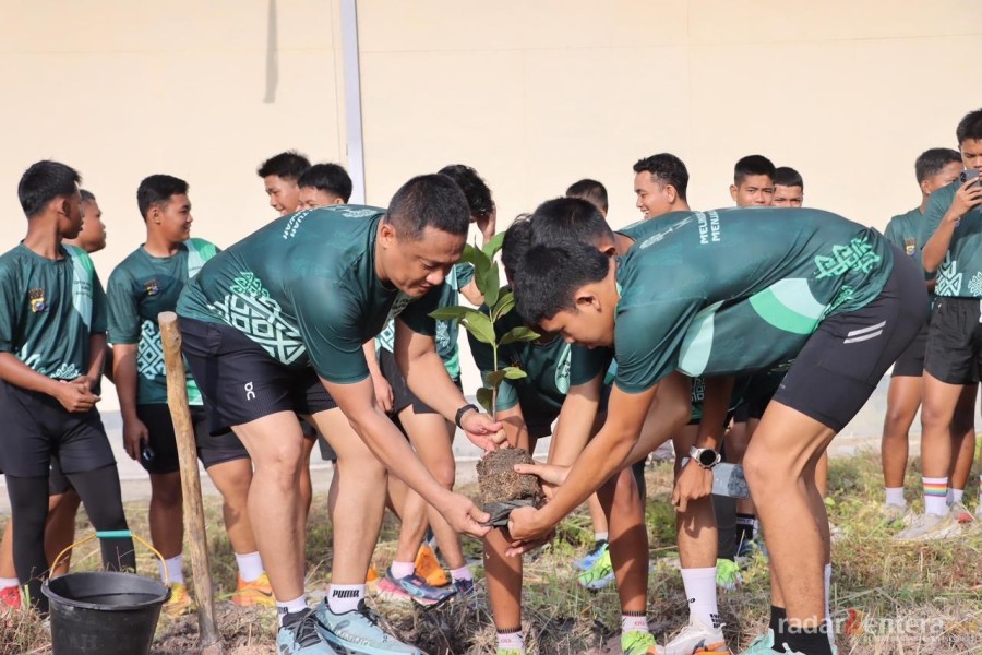 Lewat Green Policing Running Club, Polres Rohil Ajak Masyarakat Jaga Alam dan Gaya Hidup Sehat