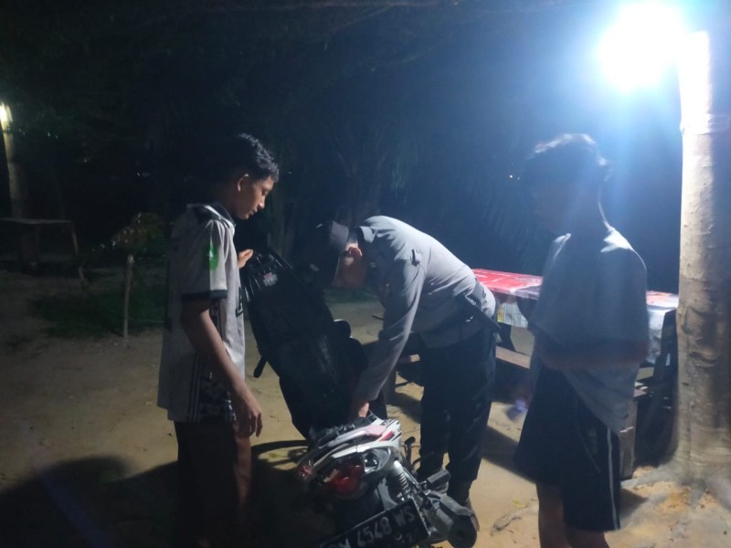 Patroli Malam Polsek TPTM Sasar Balap Liar hingga Narkotika, Situasi Kamtibmas Tetap Kondusif