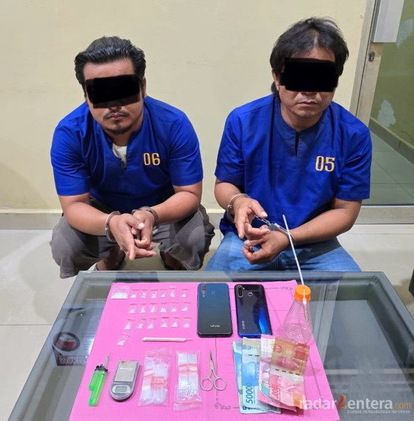 Satres Narkoba Polres Dumai Ungkap 20 Paket Sabu Siap Edar