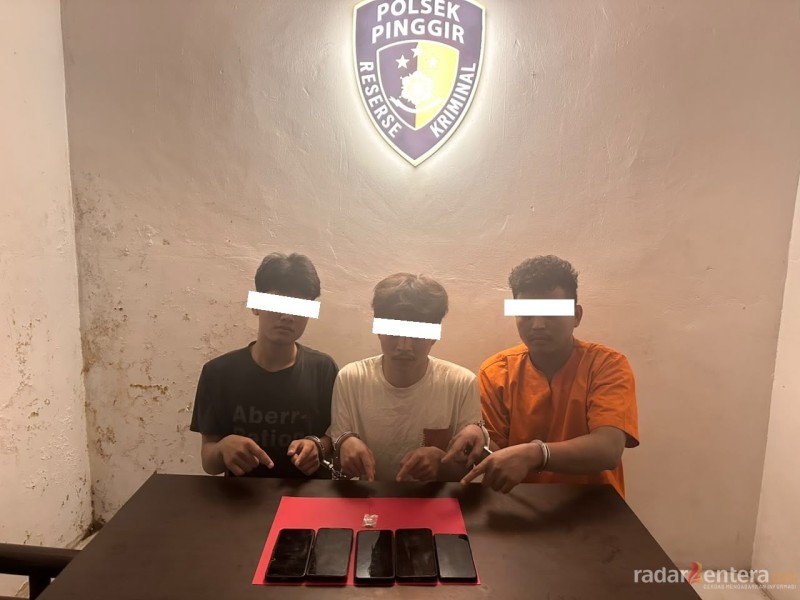 Transaksi Ekstasi Digerebek, Tiga Orang Diciduk Polsek Pinggir; Pemasok Utama Masih Diburu