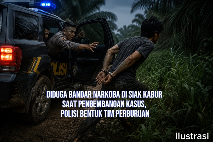 Diduga Bandar Narkoba di Siak Kabur Saat Pengembangan Kasus, Polisi Bentuk Tim Perburuan