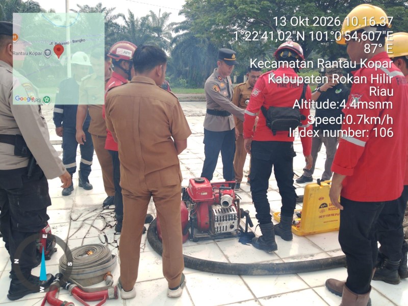 Cegah Karhutla, Polsek Rantau Kopar Perkuat Sinergi TNI, Perusahaan, dan Masyarakat