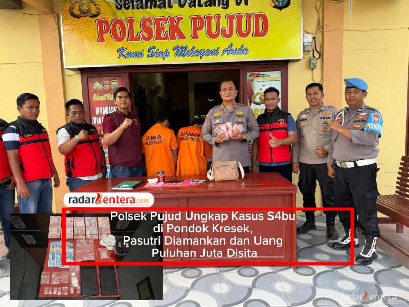 Polsek Pujud Ungkap Kasus Sabu di Pondok Kresek, Pasutri Diamankan dan Uang Puluhan Juta Disita