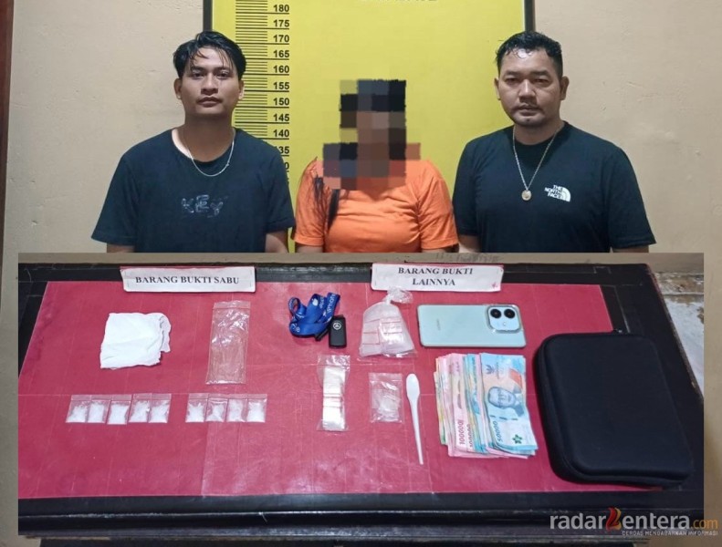 Satresnarkoba Polres Rohil Amankan Seorang Perempuan dengan Barang Bukti 11,17 Gram