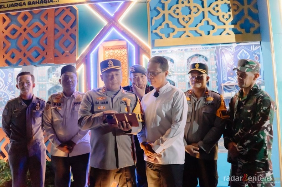 Kapolres Rohil dan Wakil Bupati Ikuti Zoom Meeting Kapolri–Panglima TNI, Pantau Kamtibmas Malam Takbiran Idul Fitri 1447 H