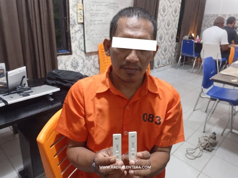 Polsek Rupat Amankan Pria Diduga Pengguna Narkotika di Kelurahan Pergam