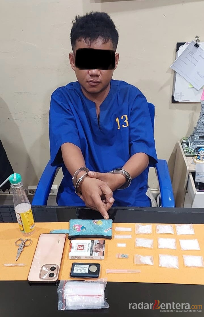 Cokok Pengedar, 12 Paket Sabu Siap Edar Diamankan Satres Narkoba Polres Dumai