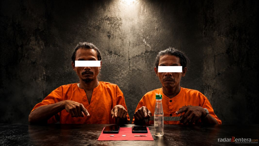 Polsek Pinggir Amankan Dua Pria dalam Kasus Dugaan Peredaran Narkotika
