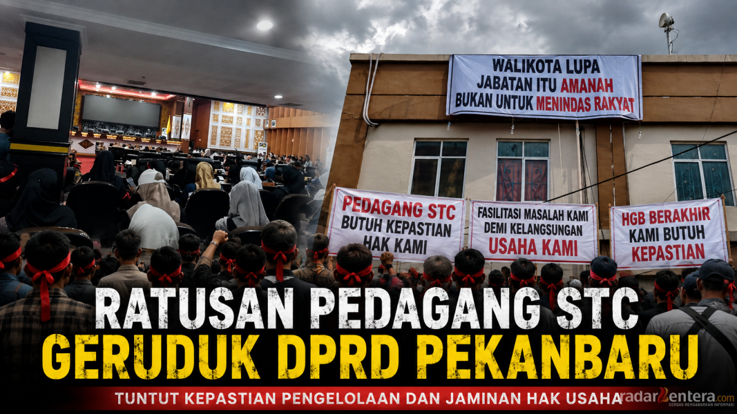 Ratusan Pedagang STC Geruduk DPRD Pekanbaru, Tuntut Kepastian Pengelolaan dan Jaminan Berusaha
