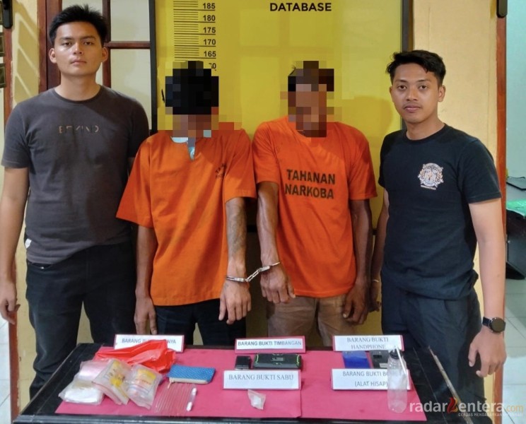 Satres Narkoba Polres Rokan Hilir Ungkap Kasus Sabu 6,5 Gram, Dua Tersangka Diamankan