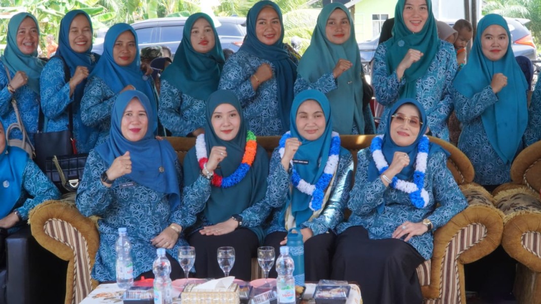 Ketua TP PKK Rohil Dampingi Kunjungan TP PKK Riau ke Rokan Hilir