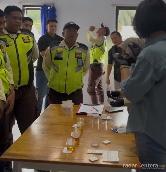 Satresnarkoba Polres Bengkalis Tes 107 Urin Karyawan PT Semunai Sawit Perkasa, Ini Hasilnya