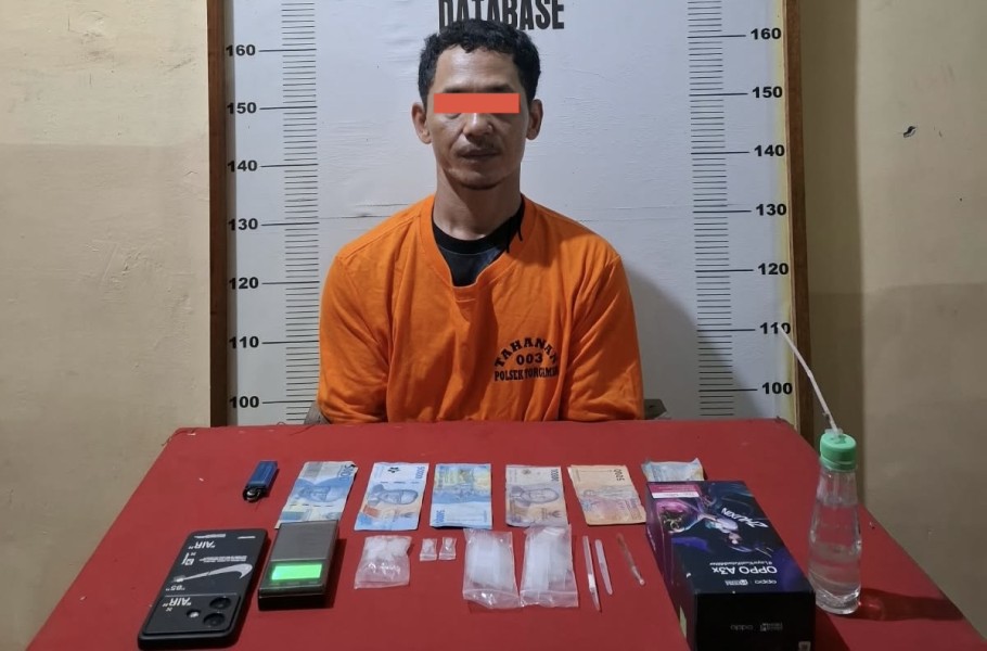 Polsek Torgamba Amankan Boleng, Diduga Pengedar Sabu dengan Barang Bukti Hampir 6 Gram