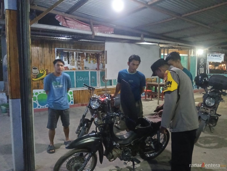KRYD Malam Hari, Polsek Tanah Putih Tanjung Melawan Antisipasi Gangguan Kamtibmas