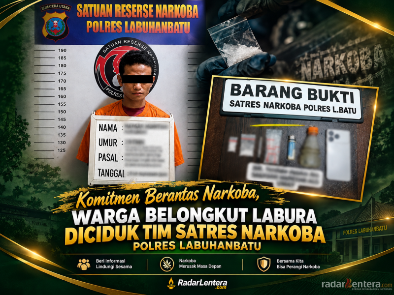 Warga Belongkut Labura Diamankan Polisi, Diduga Terlibat Peredaran Sabu
