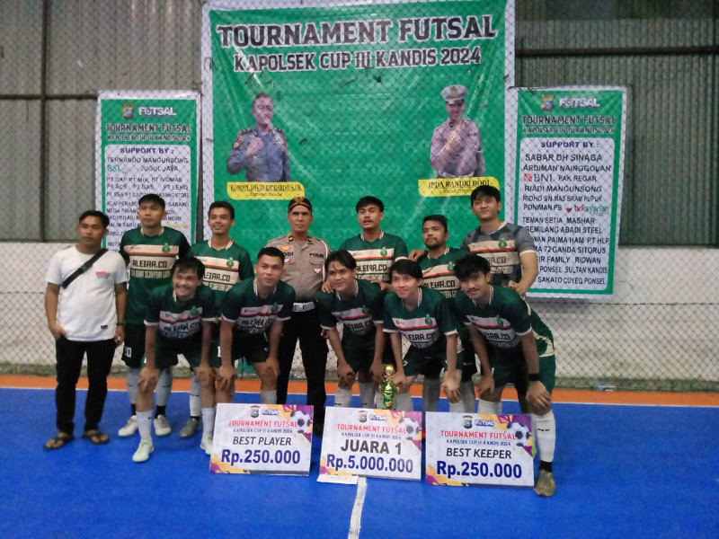 Juqul Jaya Motor Raih Juara l Dalam Ivent Futsal Cup III Kapolsek Kandis