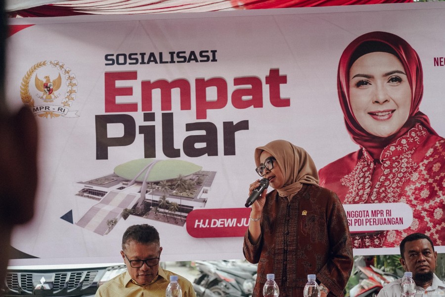 Dewi Juliani Sosialisasikan Empat Pilar di Kulim, Ajak Warga Perkuat Persatuan dan Kesatuan