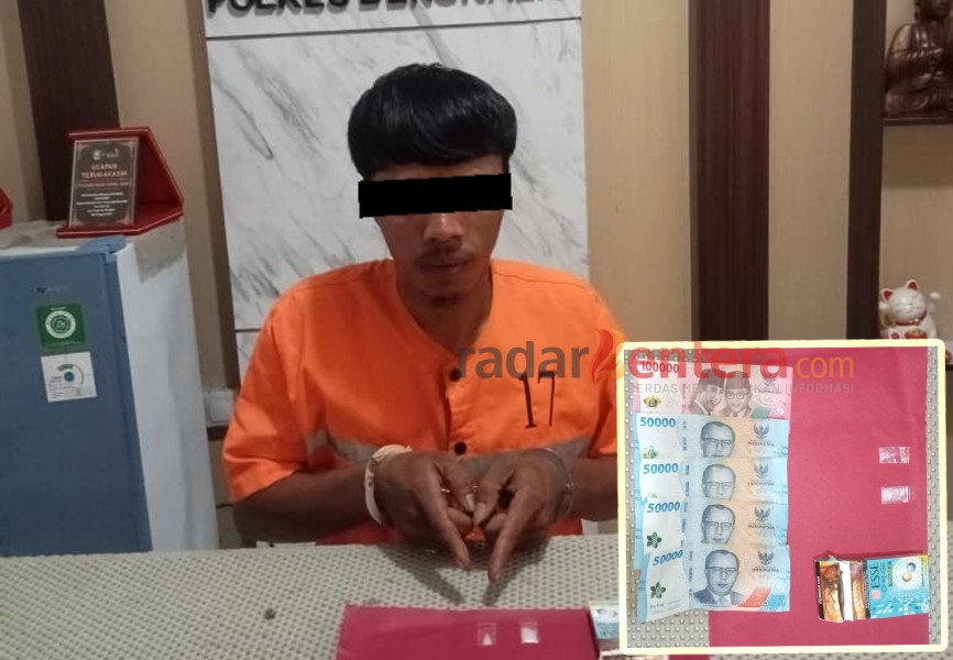 Pengedar Sabu Dibekuk Saat Transaksi di Pinggir, Polisi Kantongi Nama Pemasok Buronan