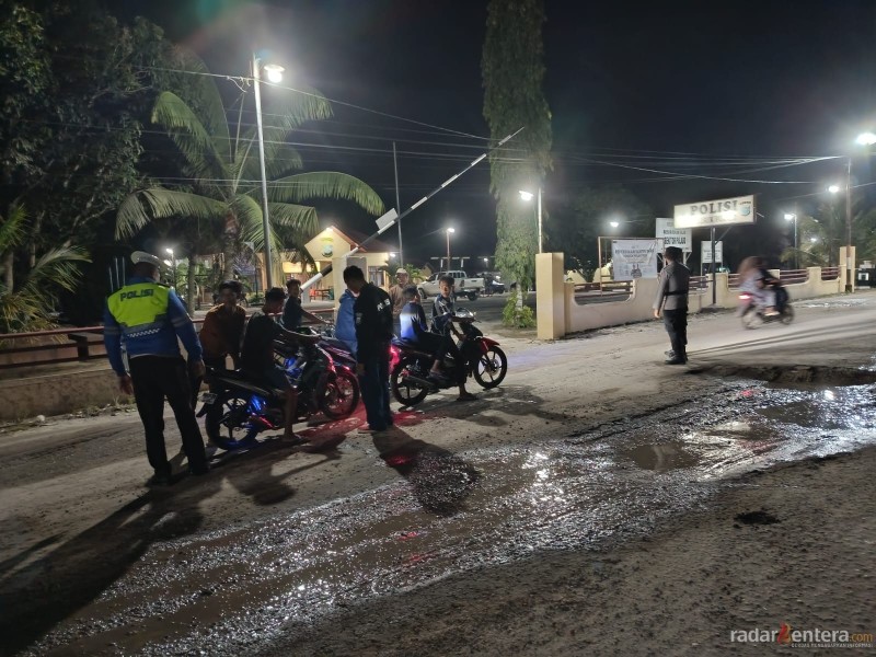 Polsek Pujud Intensifkan KRYD, Antisipasi Gangguan Kamtibmas di Sejumlah Titik Rawan