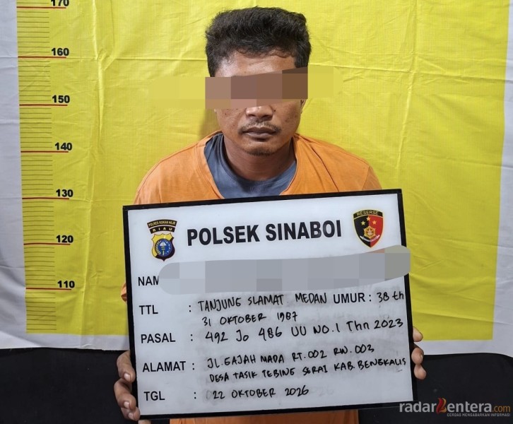 Diduga Gelapkan Uang dan Jual Barang Pesanan, Pria 38 Tahun Diamankan Polsek Sinaboi