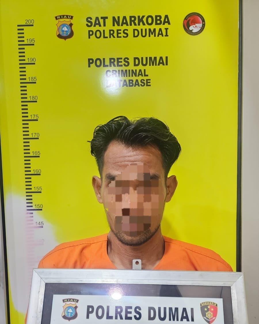 Razia di Pelabuhan Ro-Ro Dumai, Polisi Amankan Pria dengan Hasil Tes Urine Positif Metamfetamin