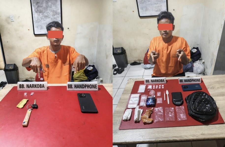 Dua Pelaku Narkoba Ditangkap di Kampar Utara, Polisi Sita 19,83 Gram Sabu dan 4 Pil Ekstasi