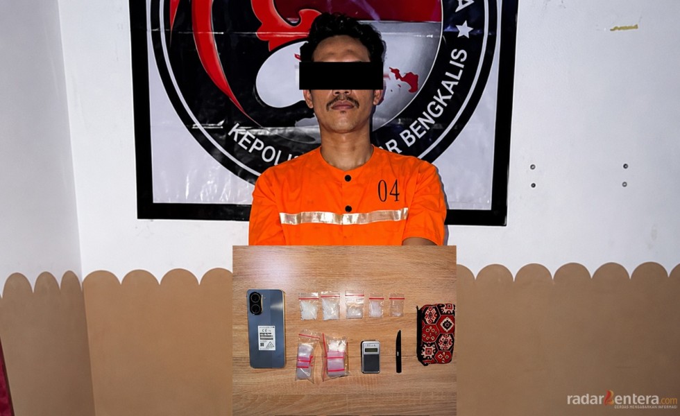 Pengedar Sabu Ditangkap di Mandau, Polisi Sita 13,07 Gram dan Kembangkan Jaringan