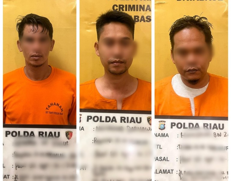 Modus Surat Rekomendasi Nelayan, Polda Riau Tangkap Tiga Tersangka Penyelewengan 2.000 Liter BBM Subsidi di Rohil