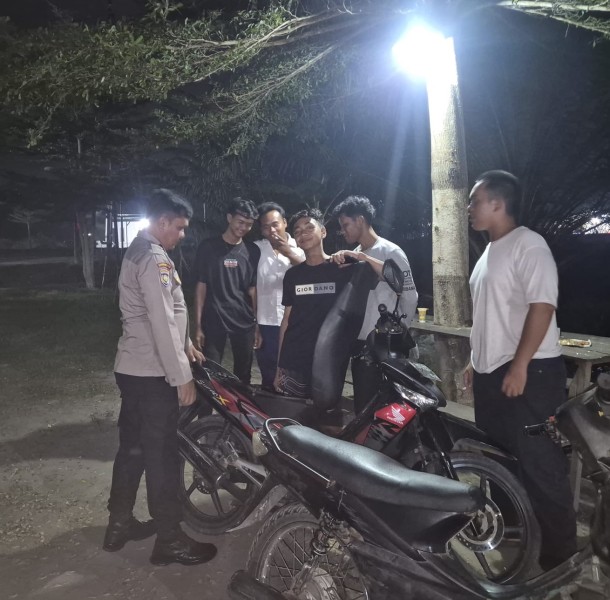 Polsek Tanah Putih Tanjung Melawan Gelar KRYD, Antisipasi Gangguan Kamtibmas di Jalur Lintas